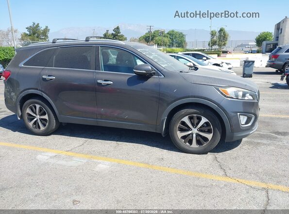 5XYPH4A10GG126286 2016 KIA SORENTO Black უკანა სალონის ხედი