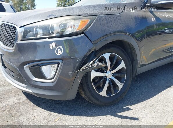 5XYPH4A10GG126286 2016 KIA SORENTO Black 