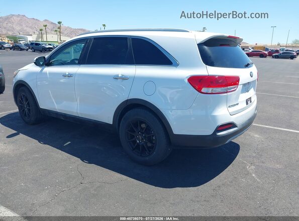 5XYPH4A11GG001474 2016 KIA SORENTO Белый Задняя левая четверть