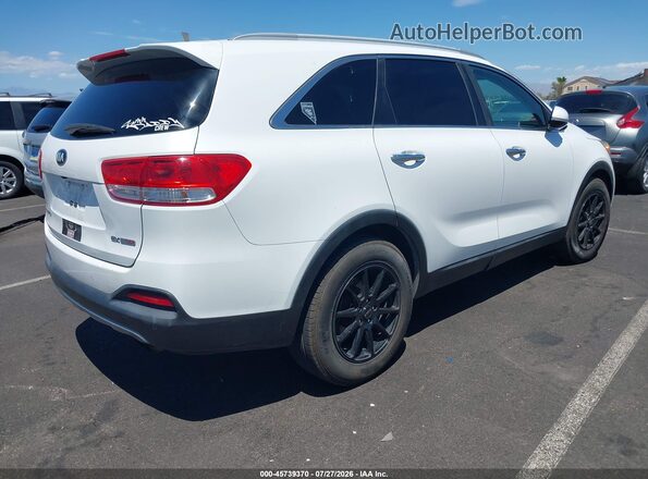 5XYPH4A11GG001474 2016 KIA SORENTO Белый Задняя правая четверть
