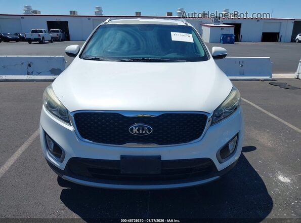 5XYPH4A11GG001474 2016 KIA SORENTO Белый Вид щитка приборов