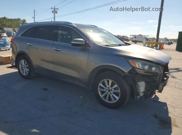 5XYPH4A12JG407366 2018 KIA SORENTO Gray Przód prawy