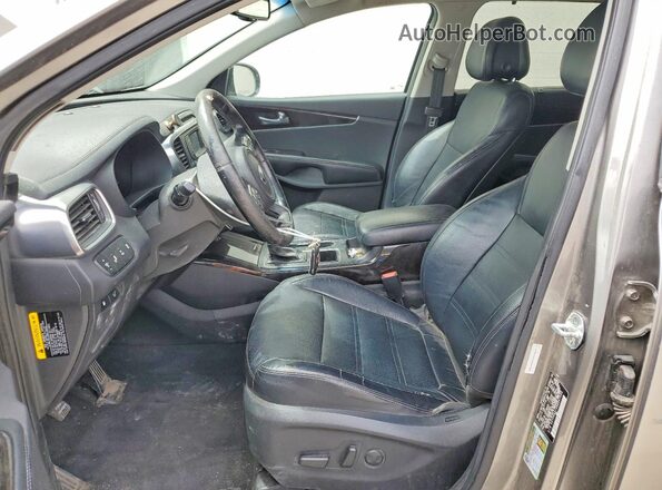 5XYPH4A13GG047405 2016 KIA SORENTO Gray Սալոնի դիմացի տեսք