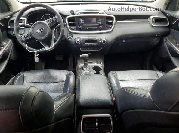 5XYPH4A13GG047405 2016 KIA SORENTO Gray Առջևի վահանակի տեսք