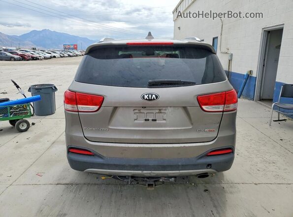 5XYPH4A13GG047405 2016 KIA SORENTO Gray Հետևի տեսք