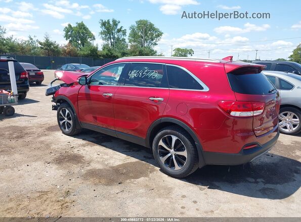 5XYPH4A13HG193918 2017 KIA SORENTO Red Հետևի ձախ
