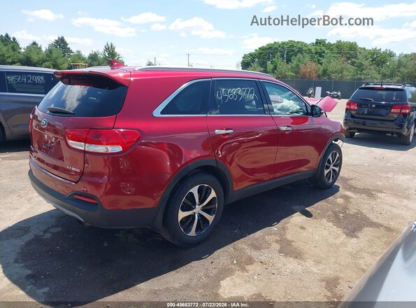5XYPH4A13HG193918 2017 KIA SORENTO Red Հետևի աջ