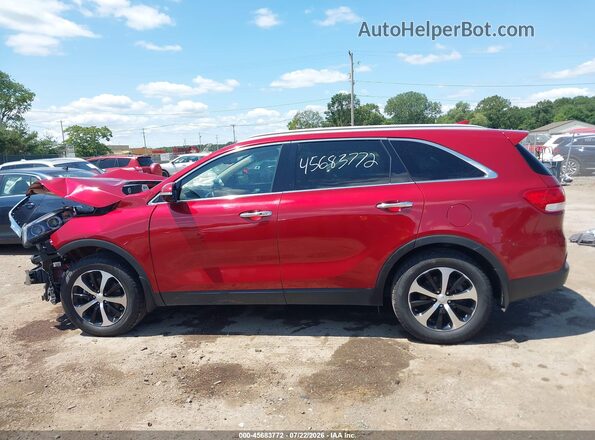 5XYPH4A13HG193918 2017 KIA SORENTO Red 
