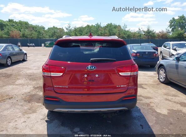 5XYPH4A13HG193918 2017 KIA SORENTO Red 