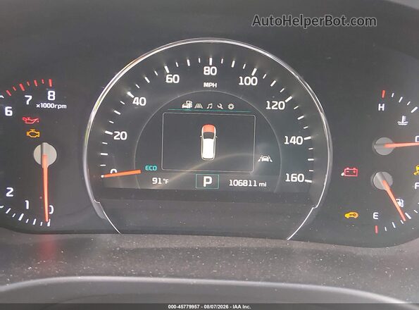 5XYPH4A13HG254264 2017 KIA SORENTO Burgundy Widok tylnych siedzeń