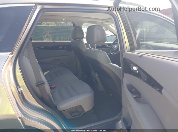 5XYPH4A14GG056971 2016 KIA SORENTO Gray VIN կոդի պիտակի տեսք