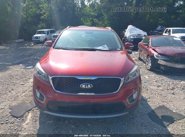5XYPH4A15HG193905 2017 KIA SORENTO Maroon Vista del cuadro de instrumentos