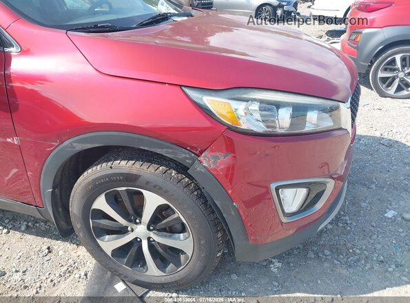5XYPH4A15HG193905 2017 KIA SORENTO Maroon Vista frontal