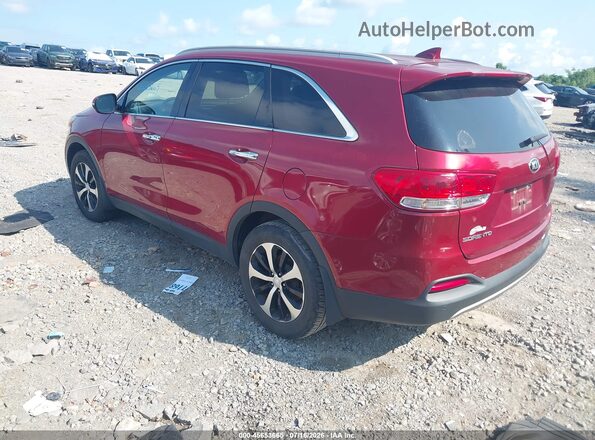 5XYPH4A15HG193905 2017 KIA SORENTO Maroon Trasero izquierdo