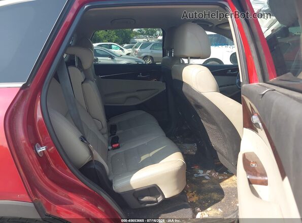5XYPH4A15HG193905 2017 KIA SORENTO Maroon Vista de la etiqueta del VIN