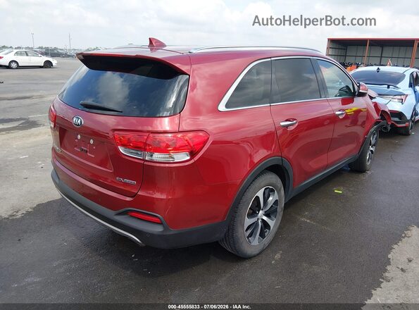 5XYPH4A15HG252189 2017 KIA SORENTO Red Tył prawy