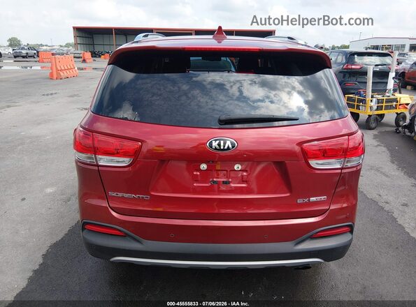 5XYPH4A15HG252189 2017 KIA SORENTO Red 