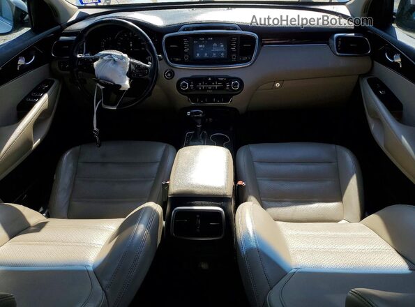 5XYPH4A15HG296323 2017 KIA SORENTO White Առջևի վահանակի տեսք