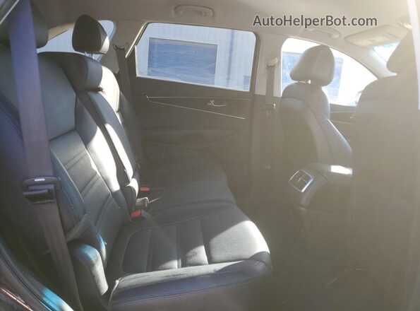 5XYPH4A16GG022482 2016 KIA SORENTO Burgundy უკანა სალონის ხედი
