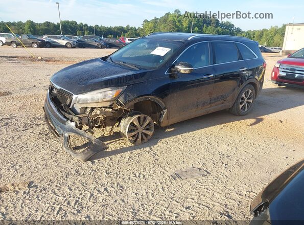 5XYPH4A16GG109072 2016 KIA SORENTO Black Передня ліва чверть