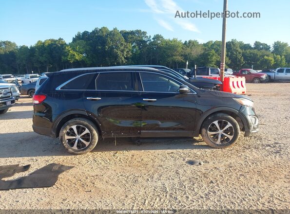 5XYPH4A16GG109072 2016 KIA SORENTO Black Вид щитка приладів