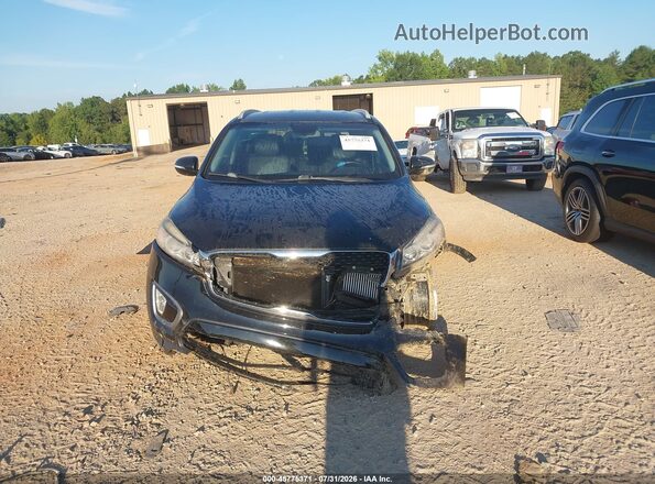 5XYPH4A16GG109072 2016 KIA SORENTO Black Вид панелі приладів