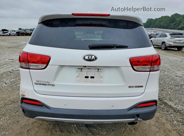 5XYPH4A17GG123112 2016 KIA SORENTO White Widok z tyłu