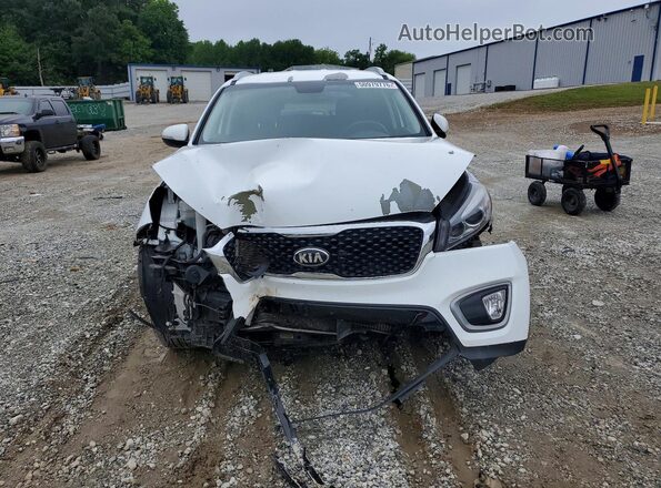 5XYPH4A17GG123112 2016 KIA SORENTO White Widok z przodu