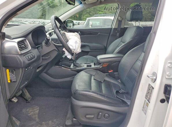 5XYPH4A17GG123112 2016 KIA SORENTO White Widok wnętrza z przodu