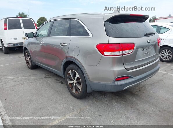 5XYPH4A18GG123166 2016 KIA SORENTO Silver Rear left