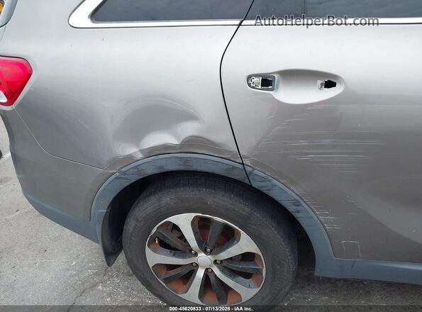 5XYPH4A18GG123166 2016 KIA SORENTO Silver Front view