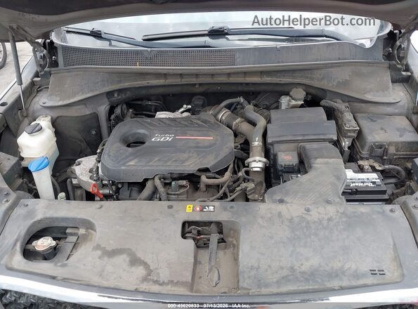 5XYPH4A18GG123166 2016 KIA SORENTO Silver Rear view