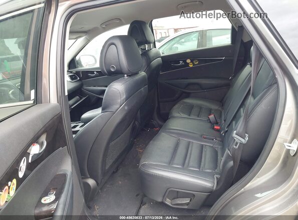5XYPH4A18GG123166 2016 KIA SORENTO Silver VIN sticker view