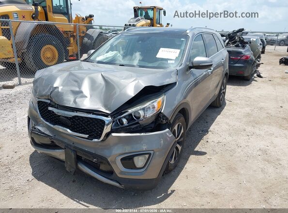 5XYPH4A19HG208003 2017 KIA SORENTO Серый Передняя левая четверть