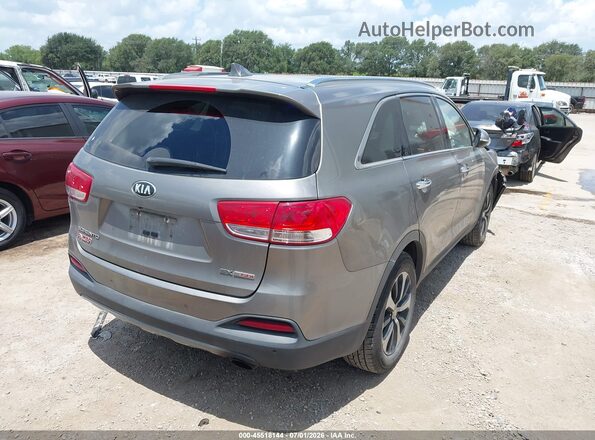 5XYPH4A19HG208003 2017 KIA SORENTO Серый Задняя правая четверть