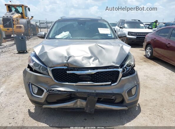 5XYPH4A19HG208003 2017 KIA SORENTO Серый Вид щитка приборов