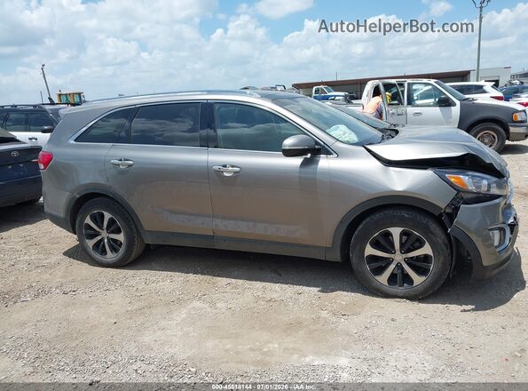5XYPH4A19HG208003 2017 KIA SORENTO Серый Вид задней части салона