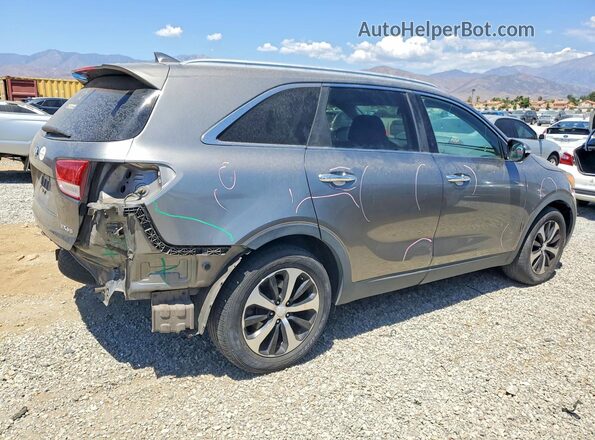 5XYPH4A51GG090904 2016 KIA SORENTO Gray Tył prawy