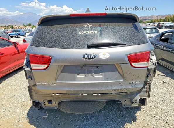 5XYPH4A51GG090904 2016 KIA SORENTO Gray Widok z tyłu