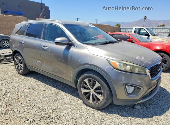 5XYPH4A51GG090904 2016 KIA SORENTO Gray Przód prawy