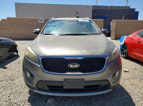 5XYPH4A51GG090904 2016 KIA SORENTO Gray Widok z przodu