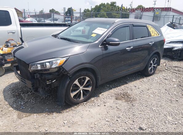 5XYPH4A51GG148994 2016 KIA SORENTO Gray წინა მარცხენა ხედი სამი მეოთხედიდან