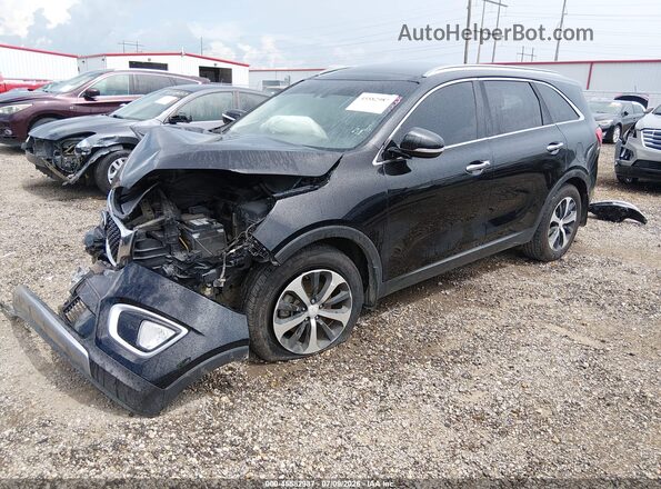 5XYPH4A51JG418989 2018 KIA SORENTO Черный Передняя левая четверть