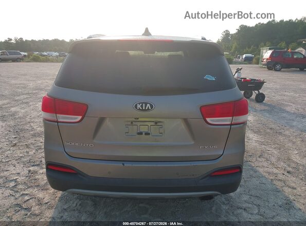 5XYPH4A52GG093455 2016 KIA SORENTO Gray 
