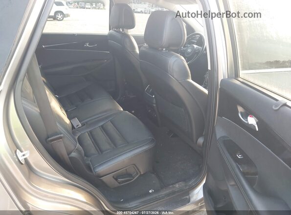 5XYPH4A52GG093455 2016 KIA SORENTO Gray Vista de la etiqueta del VIN