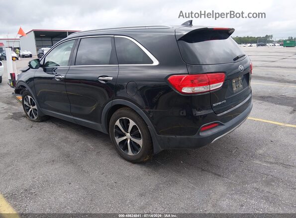 5XYPH4A52HG265940 2017 KIA SORENTO Black Tył lewy