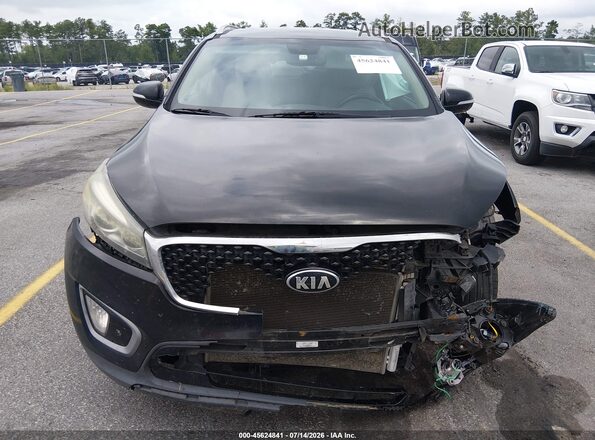 5XYPH4A52HG265940 2017 KIA SORENTO Black Widok zestawu wskaźników