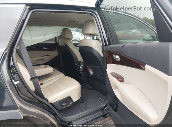5XYPH4A52HG265940 2017 KIA SORENTO Black Widok naklejki z numerem VIN