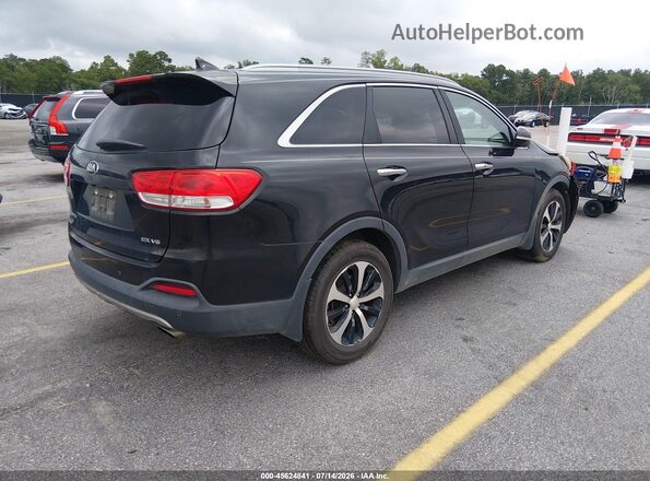 5XYPH4A52HG265940 2017 KIA SORENTO Black Tył prawy