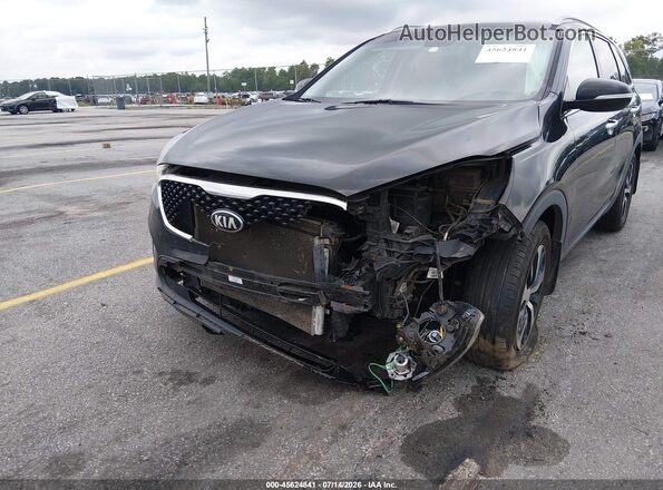 5XYPH4A52HG265940 2017 KIA SORENTO Black Widok z przodu